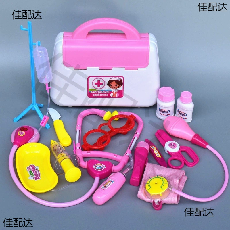 Детский доктор дома игрушка звук и свет портативная медицинская коробка стетоскоп инъекция сфигмоманометр для мальчиков и девочек