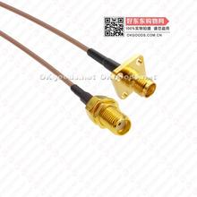 镀银SMA跳线转接线 SMA母头 转SMA母头 采用RG316 50-1.5特氟龙线
