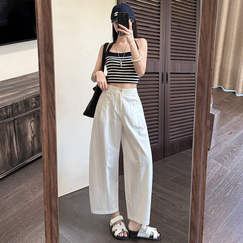 Real Shot of 2026 Summer New Style Lyocell High-Waisted Loose-Fitting Slimming Wide-Leg Casual Pants for Petite Women Real Shot of 2026 Summer New Style Lyocell High-Waisted Loose-Fitting Slimming Wide-Leg Casual Pants for Petite Women