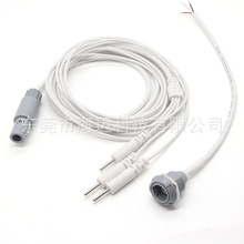 定制雷莫头4Pin 转2.0理疗插针仪插针线 一拖三TENS Lead Wire