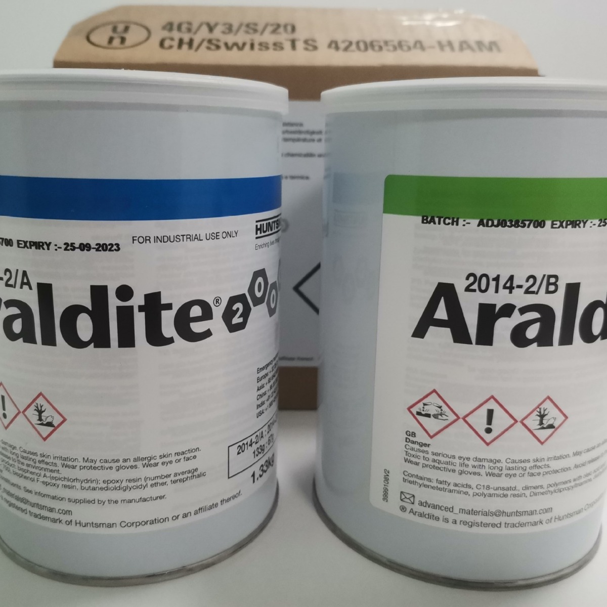 Araldite爱牢达2014-2环氧树脂胶双组份高强度工业用胶黏剂粘接胶