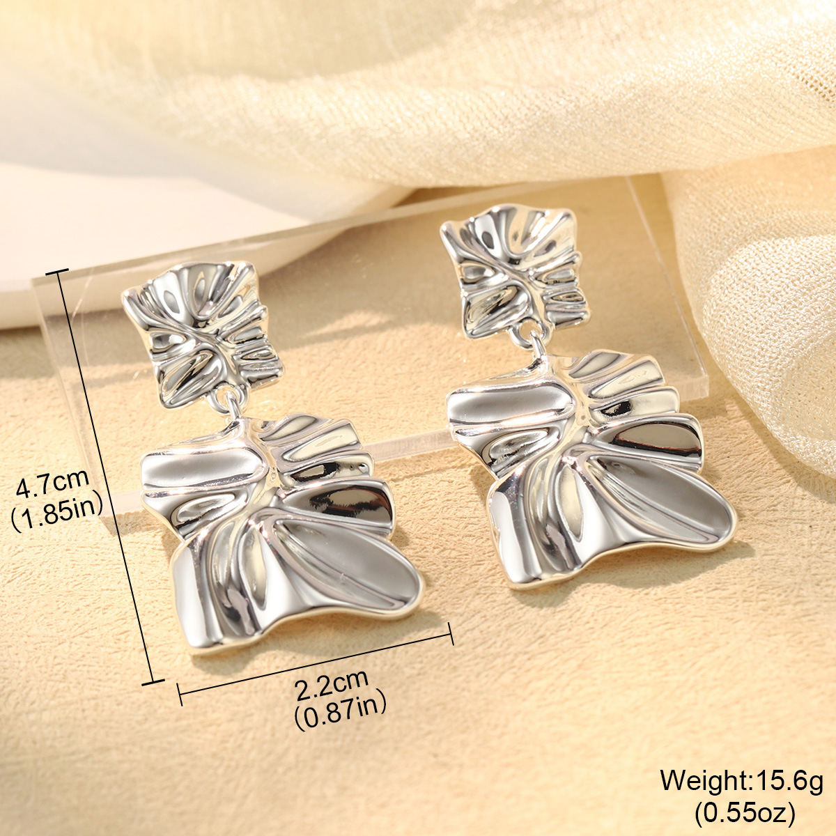 7g Weight Copper Ear Needle Material Ear Studs Classification 1 Pair Quantity Daily, Street Occasion Copper Material Geometric Pattern Women's Gender Mixed Metal, Plating Design Retro, Commute Style 1 Pair Retro Commute Geometric Mixed Metal Plating Copper Ear Studs 6