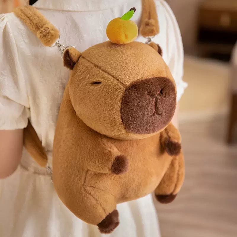 新商品のクロスボーダーのカピバラのリュックサックのネットはぼうっとしています。|undefined