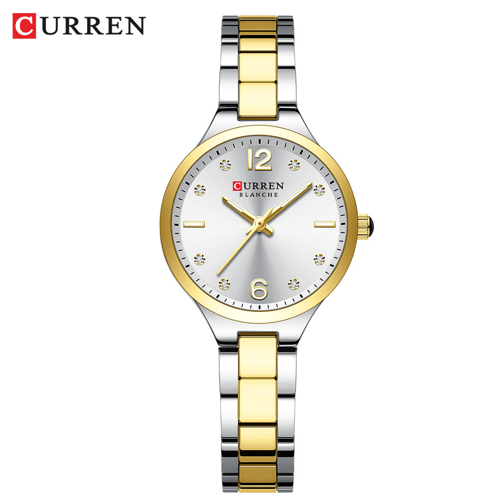 Curren/Karien 9105 Reloj de mujer Reloj de mujer de moda Reloj de cinturón de acero casual Reloj de comercio exterior transfronterizo