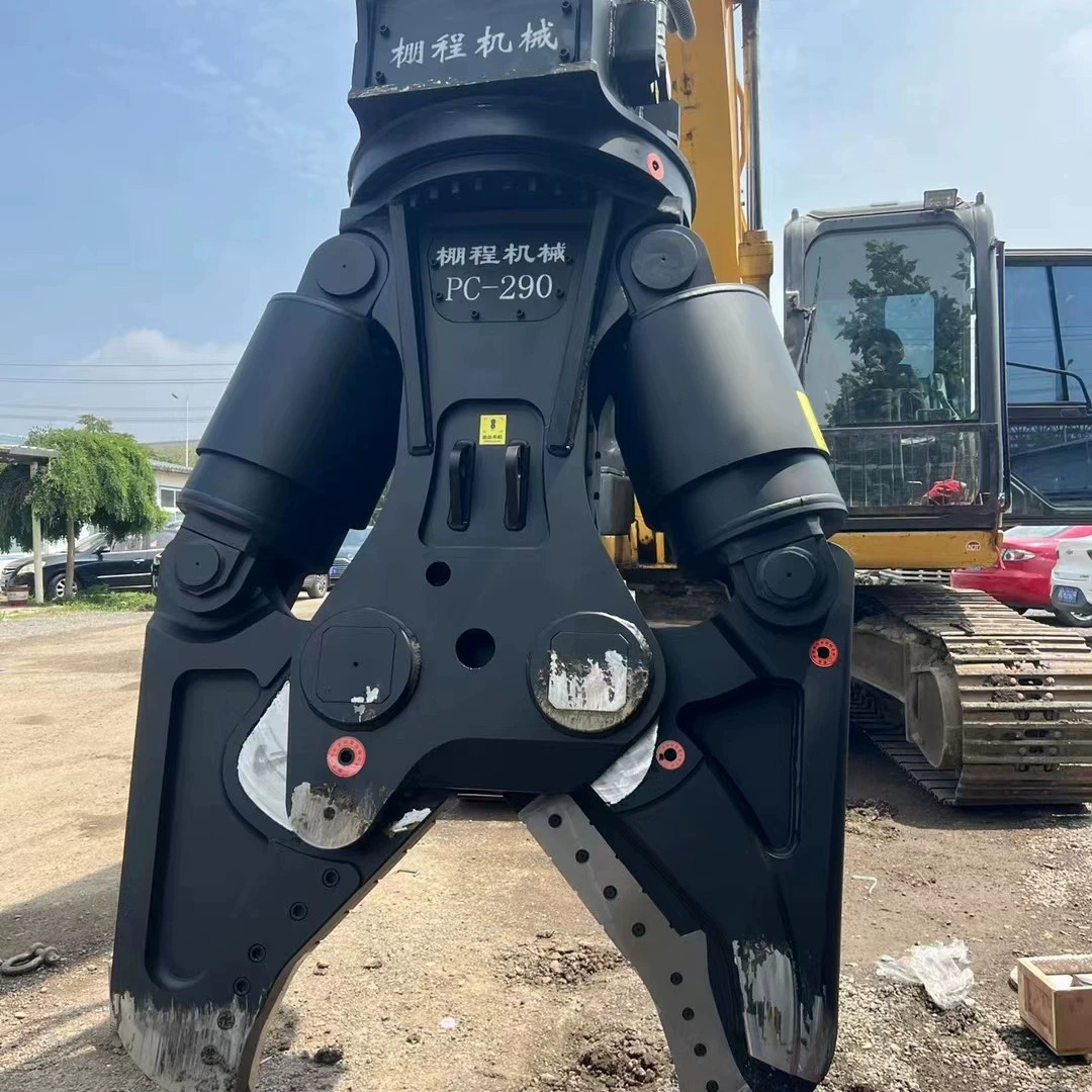 Многоцелевой снос дома сильный сдвиг разборка металла двухцилиндровый гидравлический сдвиг лом разложение автомобиля экскаватор ножницы