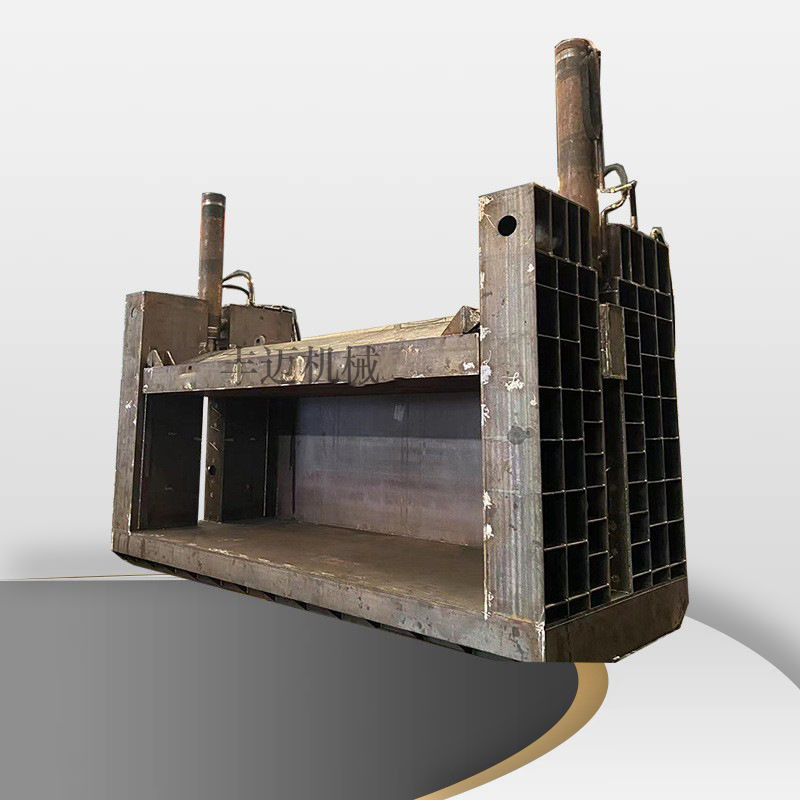 自动堵门汽车壳压扁机 315型报废汽车拆解压扁机 门框压扁压块机