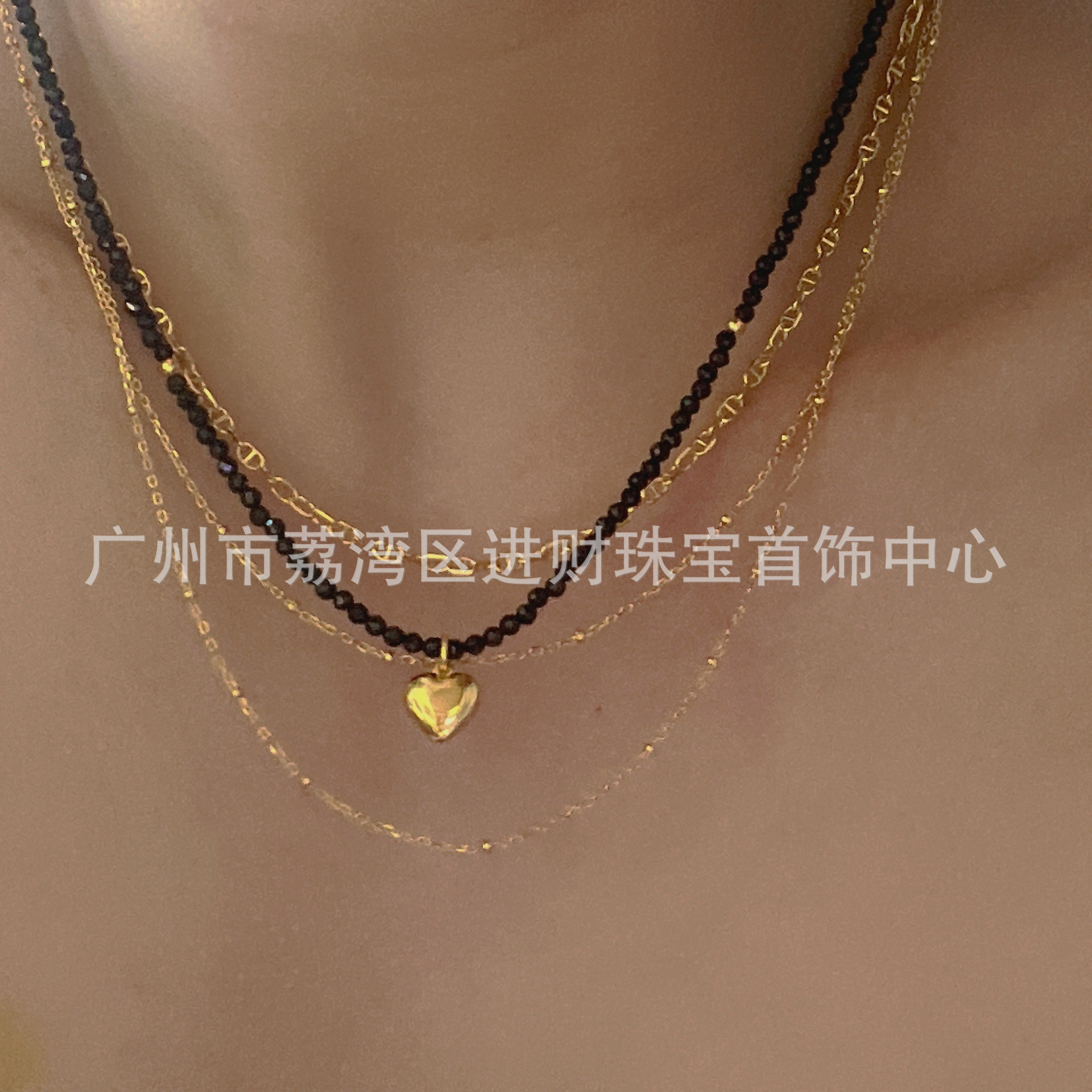 S-MMN黑尖晶项链