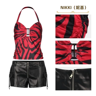 Косплей Nikki топ и юбка Хэллоуин шоу