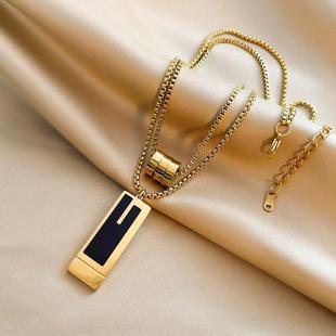 Double Layer High-End Sweater Chain 2024 New Trendy Autumn and Winter Long Necklace