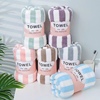 coral fleece towel for face washing absorbent lint-free striped household adult wipe head quick-drying face wiping bath towel