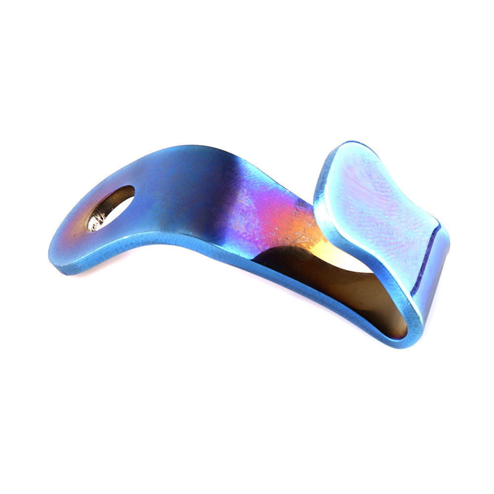 Accesorios de la motocicleta casco gancho Universal de acero Inoxidable de color de titanio scooter gancho espejo trasero asiento conveniente pequeño gancho