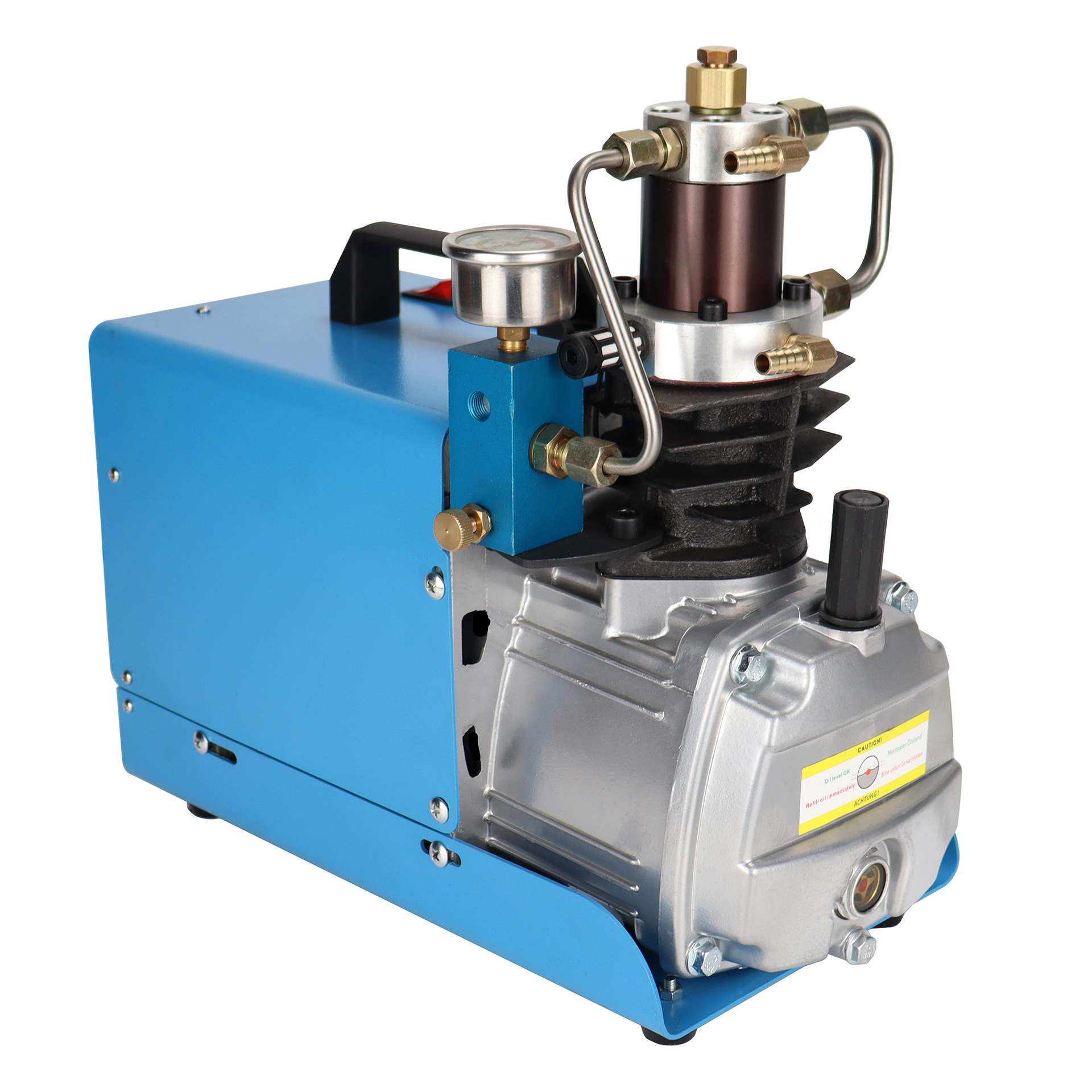 自动停机气泵 高压电动充气泵打气机30mpa空气压缩机4500psi潜水|ms