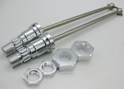 TRAXXAS 1:5 XMAXX electric trolley front and rear drive shaft White CVD large X 6s 77086