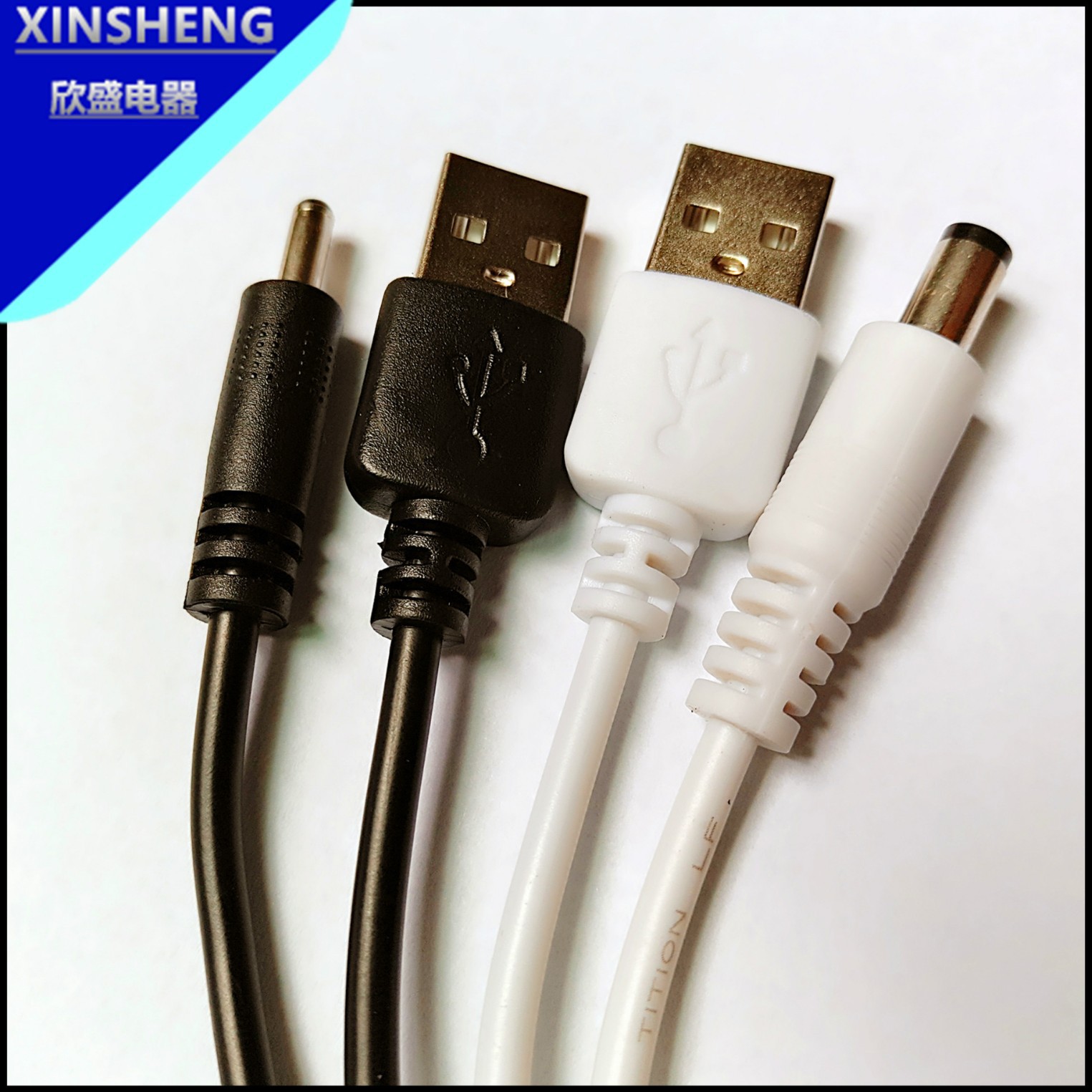 厂家批发5.5*2.1USB数据线dc电源线usb转dc数据线