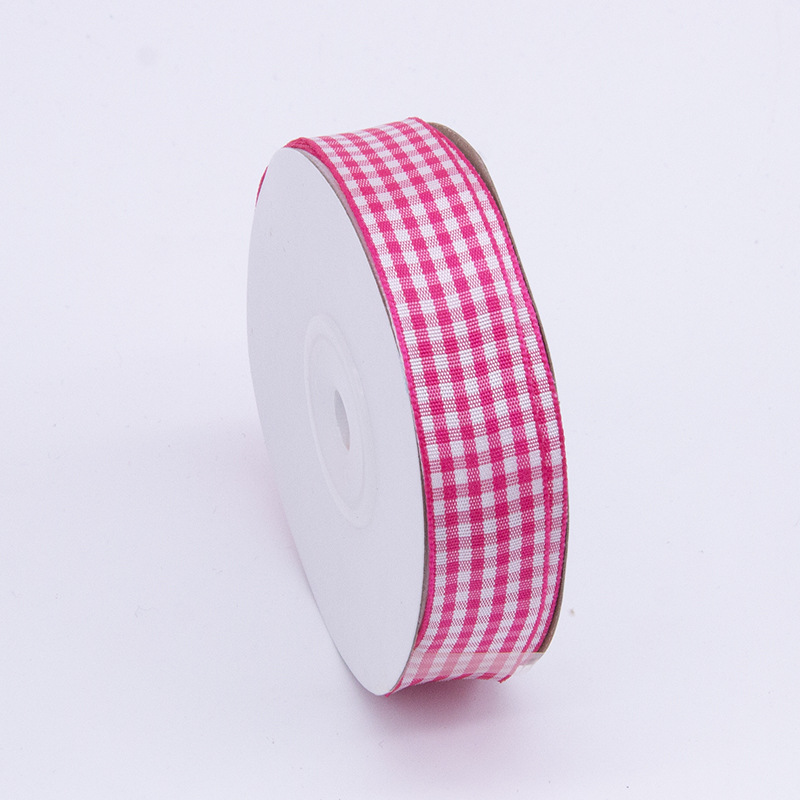 Transfronterizo pequeño rollo 1cm-2.5cm cuadrado regalo cinta de regalo de la universidad viendi regalo de seda escocesa