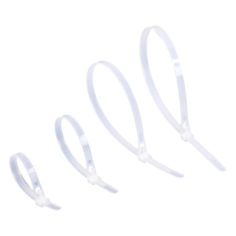 Plástico atadura de cables reutilizables atadura de cables fábrica al por mayor 8*200 Active Buckle nylon atadura de cables