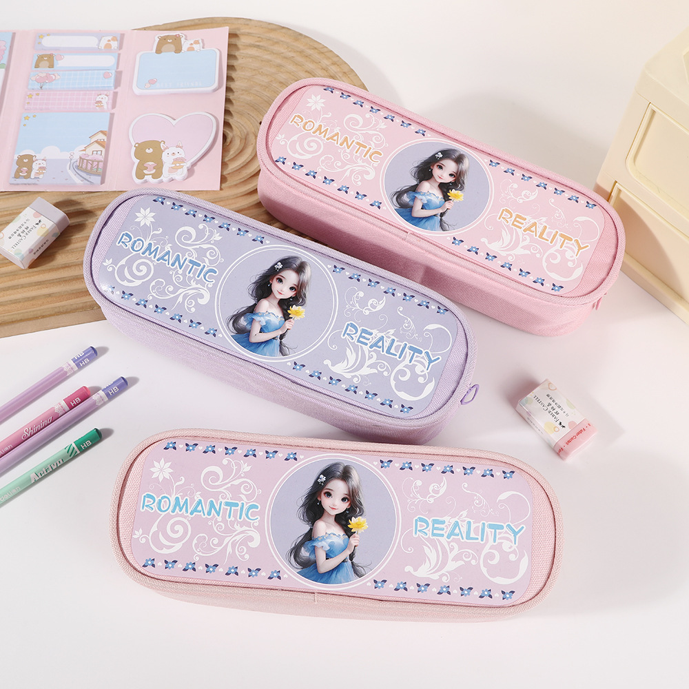 Capacious pencil case for students