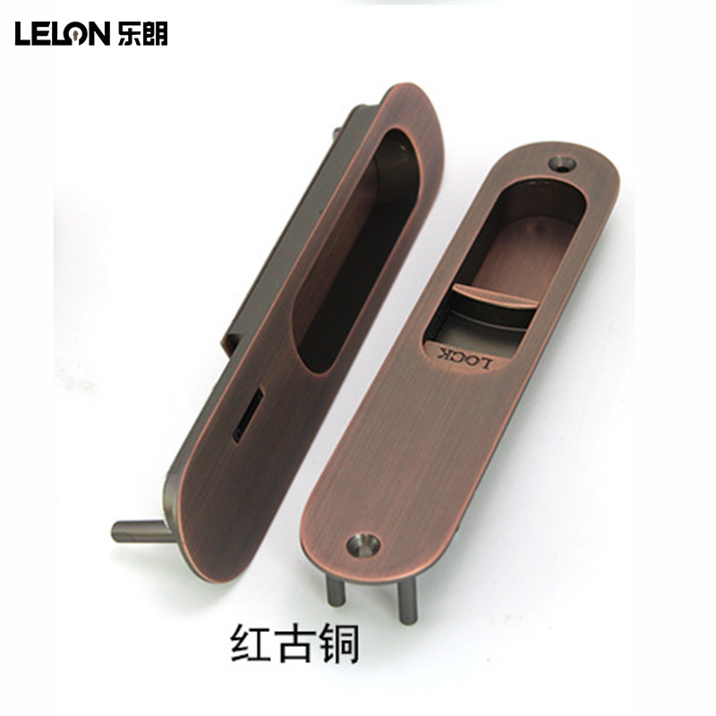 Cerradura de puerta deslizante de gancho oval personalizada aleación de zinc cerradura de puerta deslizante de baño de cocina cerradura de puerta deslizante de balcón doméstico cerradura de puerta deslizante japonesa