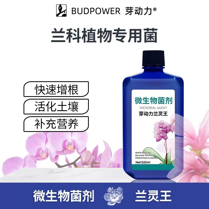 兰灵王兰花营养液肥料EM兰菌君子兰专用营养液肥促开花生根营养液