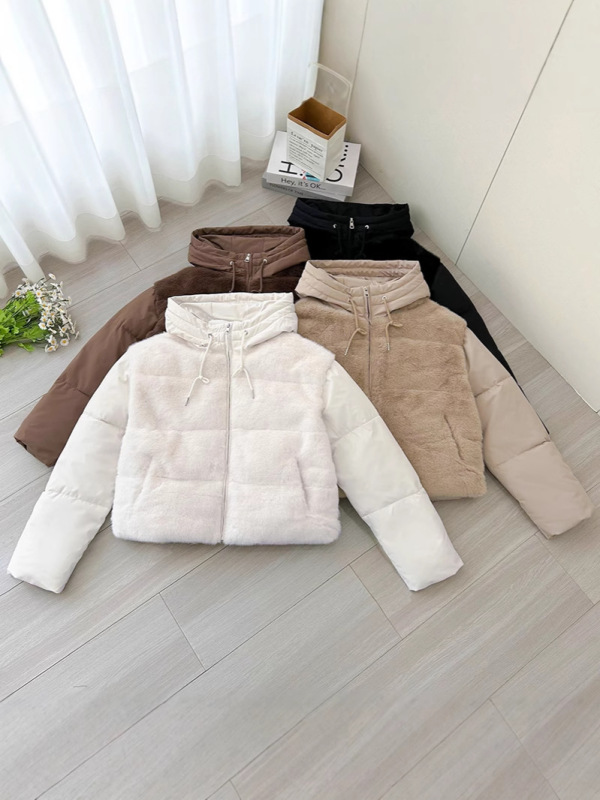 外贸羽绒棉服短款韩版新款2025韩版宽松百搭棉衣冬季棉袄外套保暖|undefined