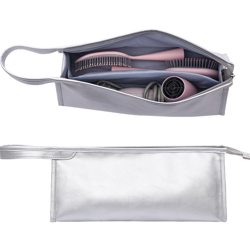 Spot bolsa de almacenamiento de secador de pelo al por mayor, secador de pelo impermeable, juego de varilla rizadora, bolsa de almacenamiento portátil de moda, bolsa de acabado