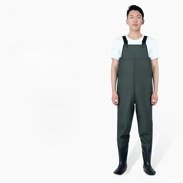 Water Pants Rain Pants Water Shoes Catching Fish Breathable Waterproof Pants Men's and Women's Fishing Half-length Fishing Clothes Leather Fork Wading Pants