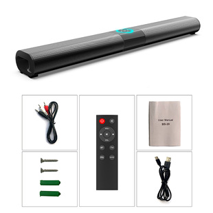 Factory direct BS-20 Bluetooth speaker wall remote control home theater RGB lights soundbar sound