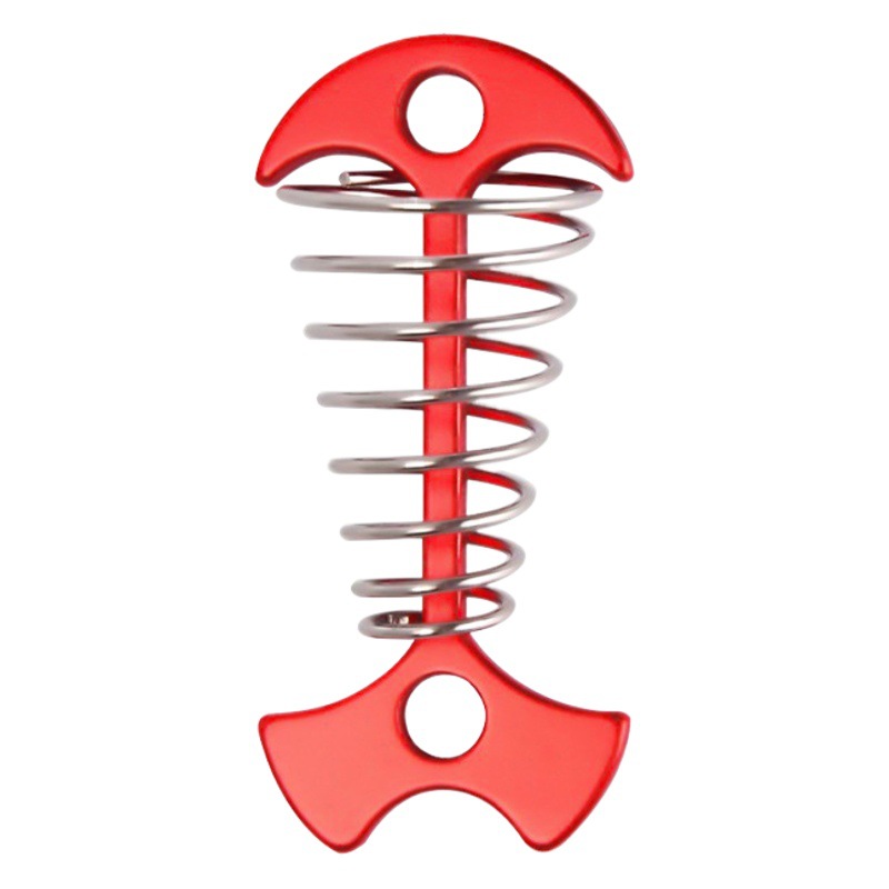 Outdoor camping tent fixed fish bone nail wooden plank canopy fixed fish bone nail anchor windproof tent rope buckle
