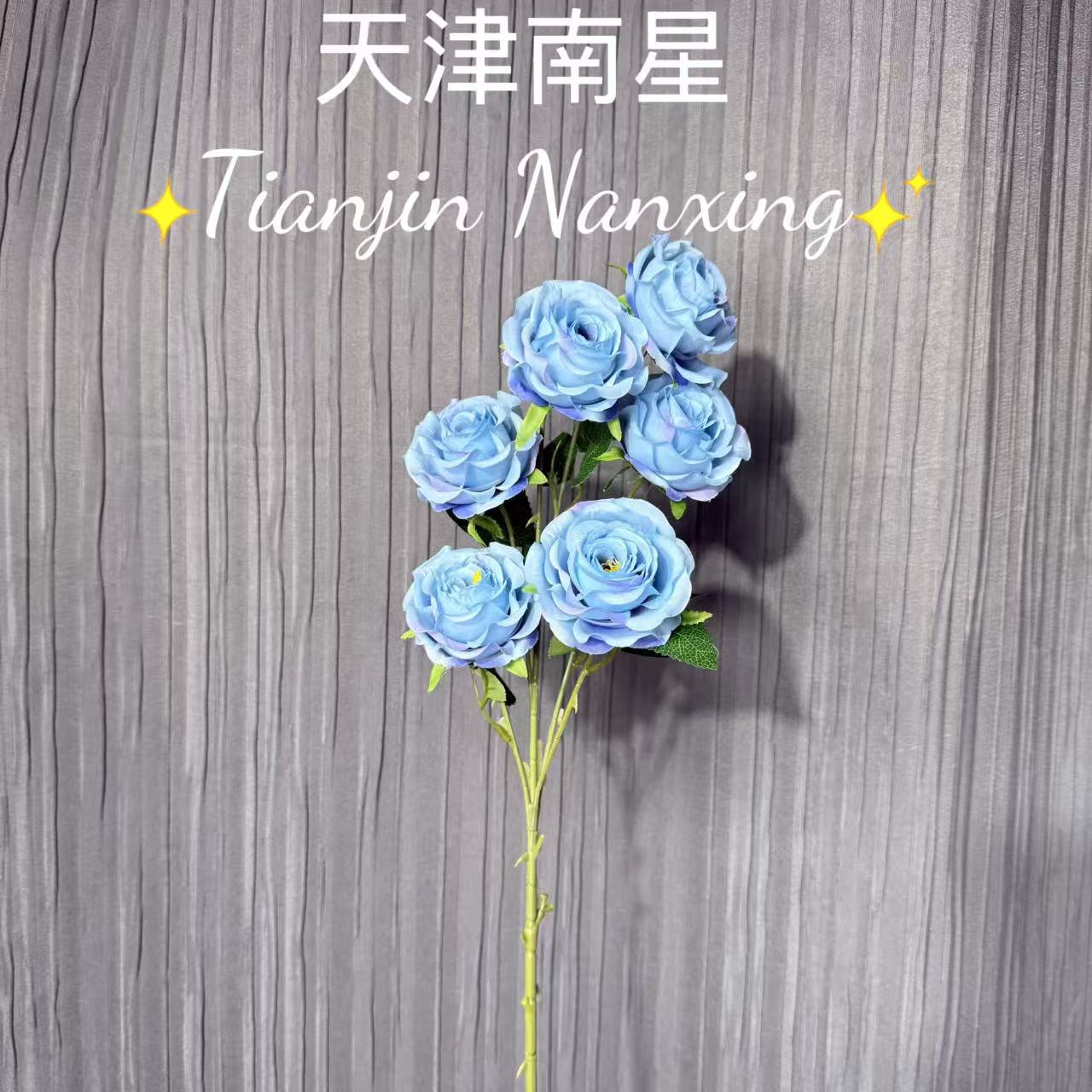 파란색
