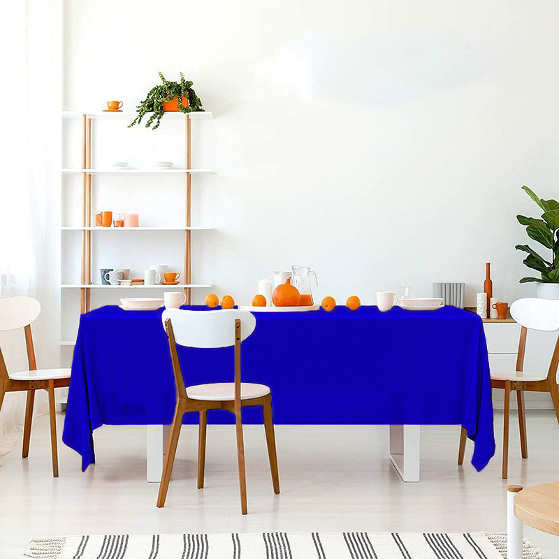 Mantel Desechable de Color Sólido, Mantel de Plástico PE Impermeable y Resistente al Aceite, Engrosado, para Hotel, Hogar, Fiesta, Venta al por Mayor, Mesa de Comedor