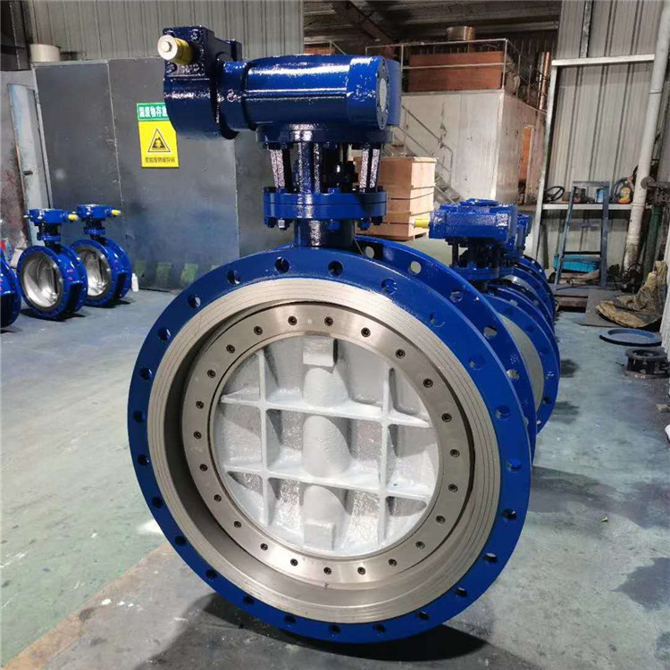 D373Y-10C 涡轮传动三偏心多层次硬密封对夹蝶阀 DN200