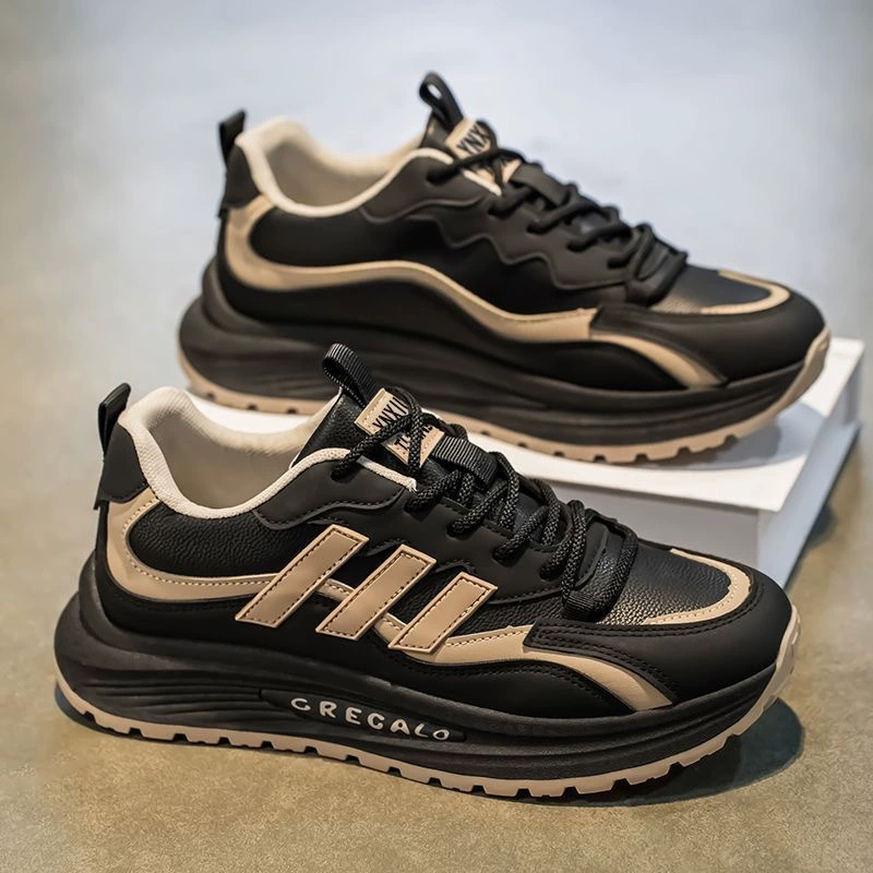 Весенняя и осенняя повседневная мужская обувь новые дикие спортивные высокие туфли