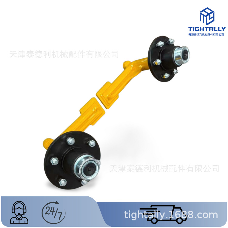 海运集装箱重型车轴带棘齿带捆绑 J 形钩  6孔位 移动轮装置