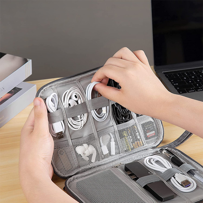 공장 직접 충전 보물 저장 가방 디지털 가방 여행 충전 와이어 헤드셋 저장 가방 데이터 케이블 저장 가방