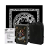 Fully analyzed tarot card paper, self-contained card meaning + non-woven white pattern tablecloth + storage bag + instruction manual