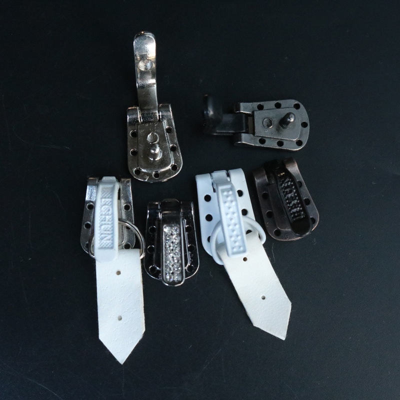 貂皮大衣搭扣鸭嘴扣裘皮的纽扣高档皮草弓扣镶钻对扣挂钩隐形暗扣