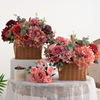 6 Fork Sxyn Peony Bouquet European and American Retro Simulation Flower Hibiscus Rose Flowers Home Decoration Marriage