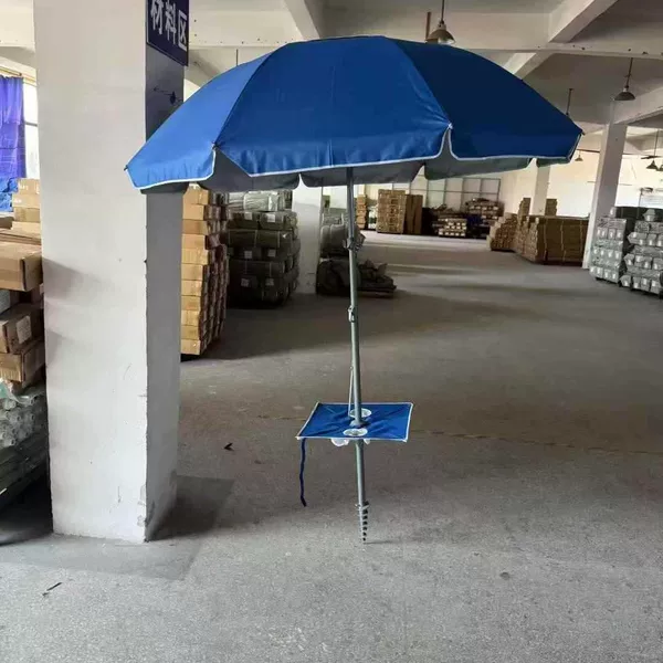 Manufacturer's In-Stock Items: 2m Outdoor Beach Umbrella, Swivel Umbrella, Polyester Large Sunshade Umbrella, Beach Umbrella with Table Top, Sun Umbrella