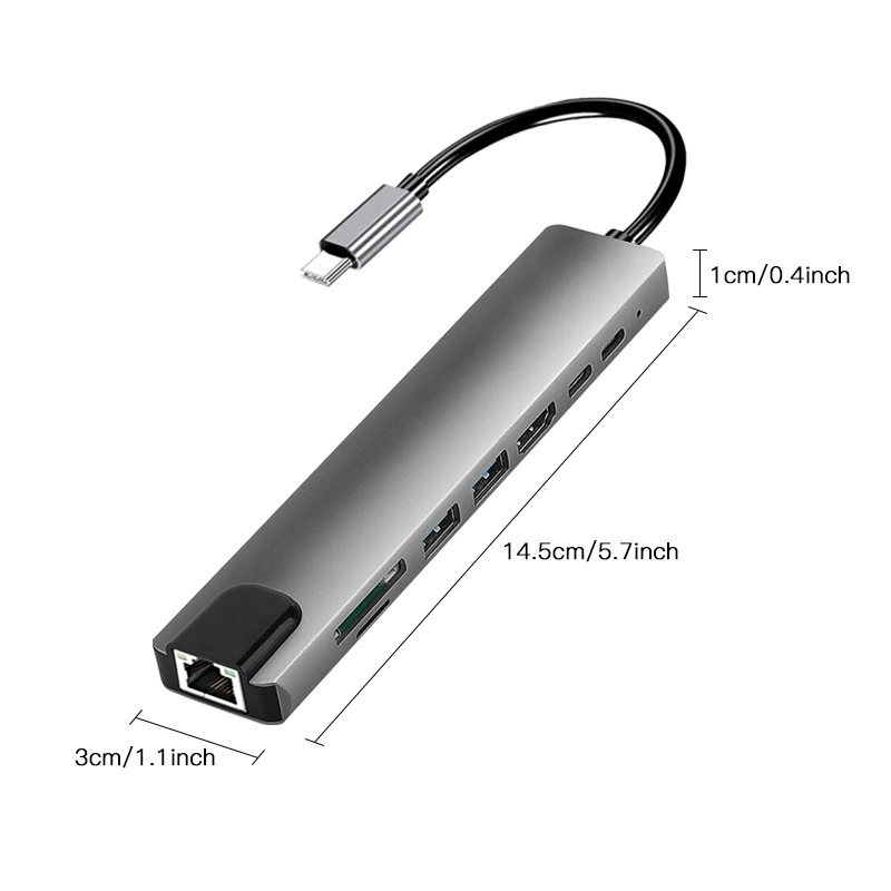 Байи One Woodwander для Apple Notebook мобильного хаба сети USB USB считывающая карта Type-C расширение