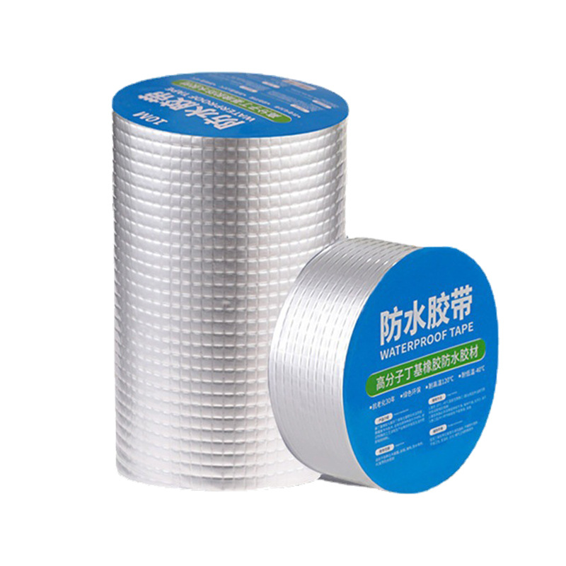 Cinta de butilo edificio techo crack techo impermeable a prueba de fugas material de reparación de fugas material en espiral fuerte a prueba de fugas Etiqueta De Agua bloqueo King