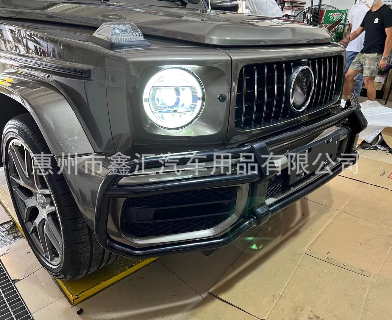 Suitable for W464 Mercedes-Benz Large G-Class G500G63G350G400G550 Modified Amg Front Bumper Cow Stall Bumper
