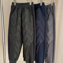 100911【儿童H家同款绗棉加厚长裤】外贸童装一件代发包邮！