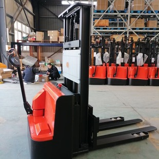All-electric walking stacker 1000kg automatic lift truck pallet stacker battery forklift lithium battery truck