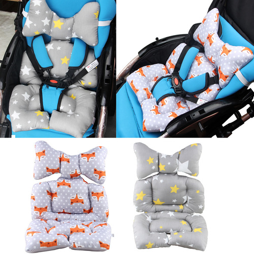 新款多功能宝宝推车座椅睡垫 婴儿车用坐垫车垫全身支撑睡垫