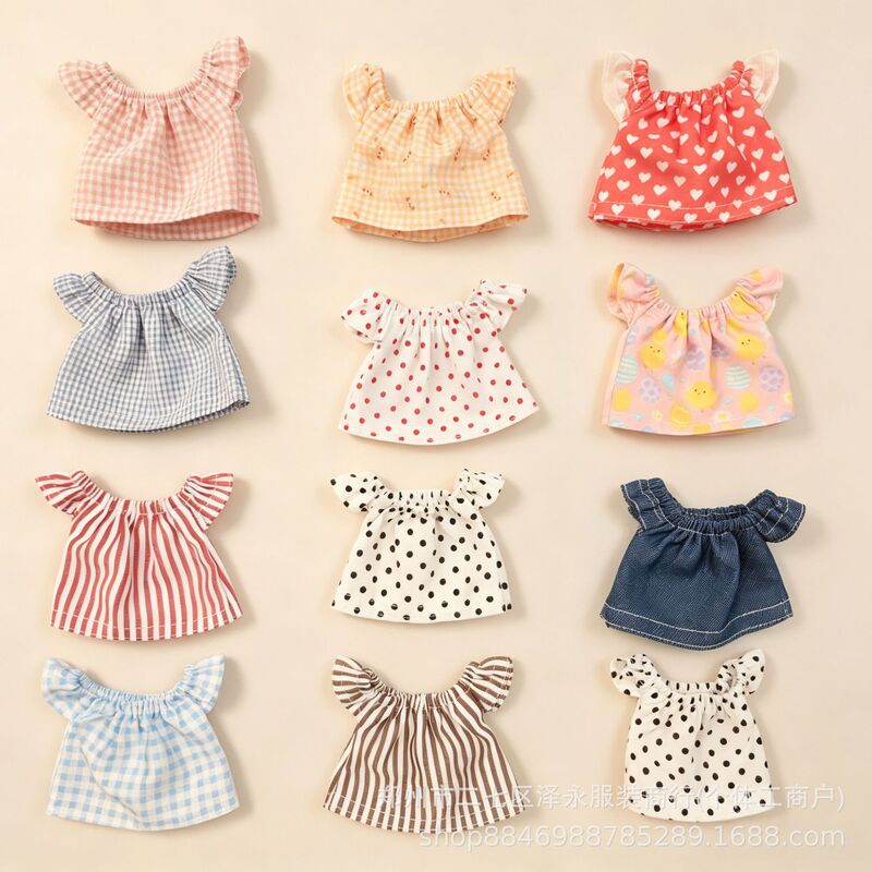 New Kt Cat Spring and Summer Dress 10cm Doll Clothes Mini Doll Dress DIY Accessories Doll Kitty Doll Pendant New Kt Cat Spring and Summer Dress 10cm Doll Clothes Mini Doll Dress DIY Accessories Doll Kitty Doll Pendant
