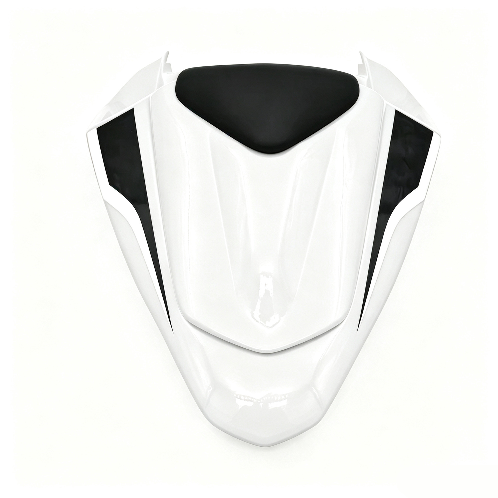 Suitable for Honda CB/CBR650R 2019-2023 modified 3.5 generation passenger-capable rear hump white blank three-piece set
