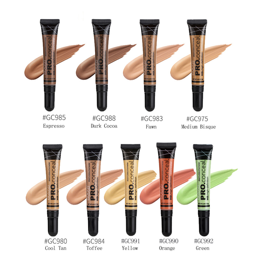 Corrector de Maquillaje en Tubo de 9 Colores Hidratante e Iluminador image 5