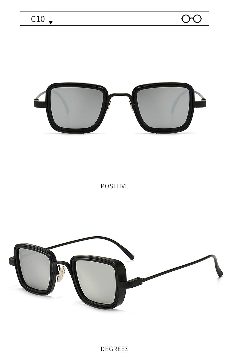 60g Weight Full Frame Glasses Structure Sunglasses Classification Ac, UV400 Protection Lens Material Square Glasses Style Travel Occasion Solid Color Pattern Men'S Gender Classic Style Style Classic Style Solid Color Ac UV400 Protection Square Full Frame Men's Sunglasses 14