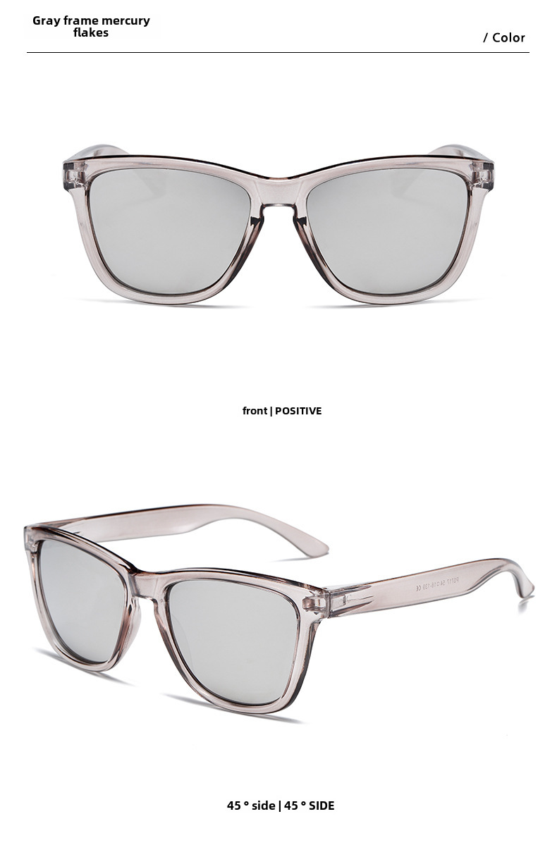 Lunettes de soleil classiques personnalisées à la mode de style coréen, lunettes de soleil concaves résistantes aux UV et au soleil, lunettes unies pour femmes_voghion.com