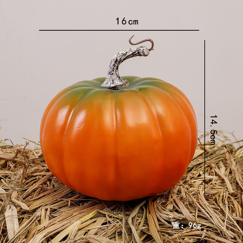 Simulación transfronteriza espuma calabaza modelo Halloween Acción de Gracias decoración de Navidad props disparo decoración de calabaza falsa image 35